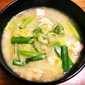 モケ缶's cooksnap of when they made なべの残り野菜でお味噌汁.