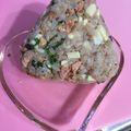 askun05's cooksnap of when they made 焼きたらことチーズの玄米おにぎり～.