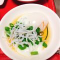 muumi☆'s cooksnap of when they made 温泉卵✿しらすとねぎで・・・♫.