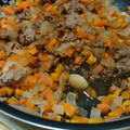 うお月's cooksnap of when they made 簡単。便利。七変化そぼろ炒め.
