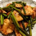 クック215EN2☆'s cooksnap of when they made 鶏むね肉とニンニクの芽のオイスター炒め.