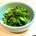 ぷよりんご's cooksnap of when they made ♪ピリッと菜の花の柚子胡椒和え♪.