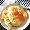 クックRVNJUO☆'s cooksnap of when they made ふわふわ分厚い♡ホットケーキ.