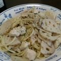 せつせつせつ's cooksnap of when they made 蓮根と鶏肉のパスタ.
