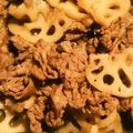 ちょこぞ's cooksnap of when they made 牛とれんこんの甘辛炒め煮.