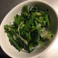 そばのすけ's cooksnap of when they made 春菊の葱まみれ☆.
