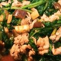 クックHA8TXG☆'s cooksnap of when they made ほうれん草のぶたケチャ.