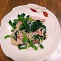 アミーdreams☆'s cooksnap of when they made 小松菜、ベーコンとえのきの洋風ソテー.