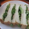 ジョングレ's cooksnap of when they made レタスたっぷりハムサンド.