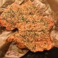 ＫＥＩﾁｬﾝ's cooksnap of when they made U・ェ・Uワンコ用ささみごまのりせんべい.