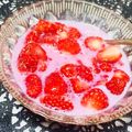 なむい's cooksnap of when they made ３時のおやつに☆いちごみるく.