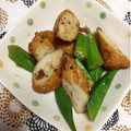ぽぽきゅ's cooksnap of when they made 簡単☆オクラと牛蒡天のおかかあえ♪.