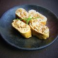 ひさかた's cooksnap of when they made 親子丼の味がする？たまねぎ入り卵焼き.