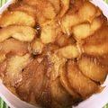 ハルモモ５３０'s cooksnap of when they made タルトタタン風⭐林檎のケーキ.