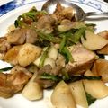 Aurelie's cooksnap of when they made カブと鶏モモのバルサミコ炒め.