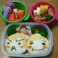 naga⭐'s cooksnap of when they made 体育祭キャラ弁☆くるすけ＆だいきんぐ♪.