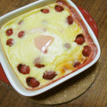 ヒミツ★'s cooksnap of when they made 卵1個♡生クリ無♡簡単♡いちごクラフティ.