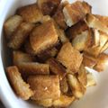 y♡♡♡♡'s cooksnap of when they made 冷凍保存OK♪食パン耳簡単手作りクルトン.