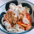 noriko912's cooksnap of when they made 超簡単☆☆☆ねば辛うどん(冷凍ok).