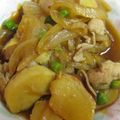 kko-h's cooksnap of when they made 薩摩芋と豚バラ煮.