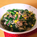 めろんワイン's cooksnap of when they made 簡単★ほうれん草とエノキのオリーブオイル.