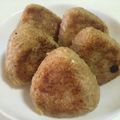 papikun's cooksnap of when they made トースターで簡単☆焼おにぎり.
