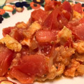 akariママさん's cooksnap of when they made ふわとろ卵とトマトの炒め物ニンニク風味.