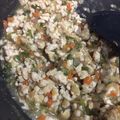 momo・m's cooksnap of when they made 幼児食 野菜たっぷり鶏そぼろ丼.