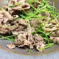 おさむーちょ's cooksnap of when they made ご飯がススム！豚コマと豆苗の中華炒め.