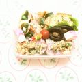 komutatata's cooksnap of when they made 節約素材で簡単☆チーズの押し寿司.