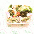 komutatata's cooksnap of when they made 節約素材で簡単☆チーズの押し寿司.