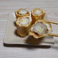 アクセル☆'s cooksnap of when they made チーズちくわで簡単★おつまみ卵焼き♪.
