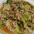 Ｍぱん's cooksnap of when they made 野菜たっぷり☆小松菜と豚もやし丼☆.