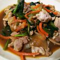 みしゃってぃ's cooksnap of when they made 肉野菜炒め＊豚肉・玉ねぎ・ほうれん草.