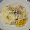 アイルずき's cooksnap of when they made 牛乳で作るしめじとベーコンクリームパスタ.