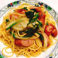 popohii's cooksnap of when they made 簡単✧ きのことベーコンの醤油和風パスタ.