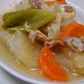 にゃぁくん's cooksnap of when they made 体があたたまる◎みそ大根鍋♪.