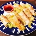 のんべぇヒロ's cooksnap of when they made 簡単レタス肉巻き.