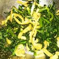 ダッフィーニーうに's cooksnap of when they made 春菊と油揚げのごま油香るお浸し♡.