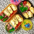 ふたごゆき's cooksnap of when they made 平天と大葉入り♡玉子焼♪.
