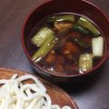 ちゃあきき's cooksnap of when they made ♫豚肉と焦がしネギのつけうどん♫.
