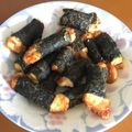 我が家はぽんぽこ家族's cooksnap of when they made 超柔らか♡海苔巻きむね肉の甘だれ天ぷら.