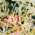 syuku's cooksnap of when they made ベーコンともやし・ワカメの中華和え.