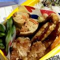 nibomama's cooksnap of when they made ご飯進む？福神漬＆チーズ入りカレー卵焼き.