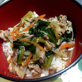 ひろみ。's cooksnap of when they made 豚と小松菜の和風あんかけ丼.