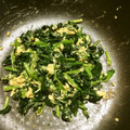 クックK0RE34☆'s cooksnap of when they made ほうれん草と卵のバター炒め.