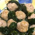 ぶぅにゃんママ's cooksnap of when they made ほうれん草のあんかけシュウマイ.