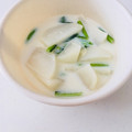 クックLFK1HT☆'s cooksnap of when they made かぶとほうれん草の豆乳スープ.