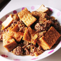 ＊＊ほし＊＊'s cooksnap of when they made 厚揚げとひき肉の煮物.