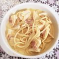 あっぷるちゃん＊'s cooksnap of when they made 簡単とろ〜り濃厚♡カルボナーラ.